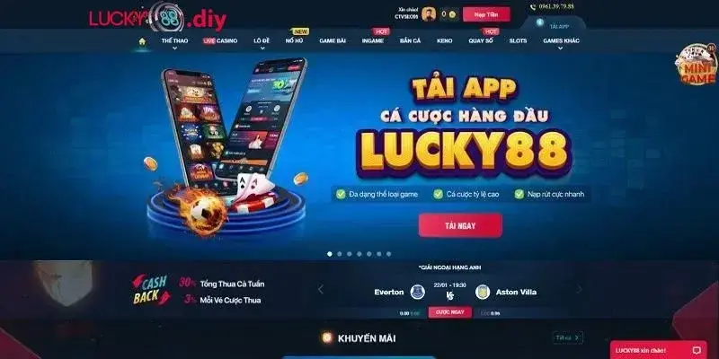 Tải app Lucky88 về máy mang lại nhiều tiện ích cho người dùng